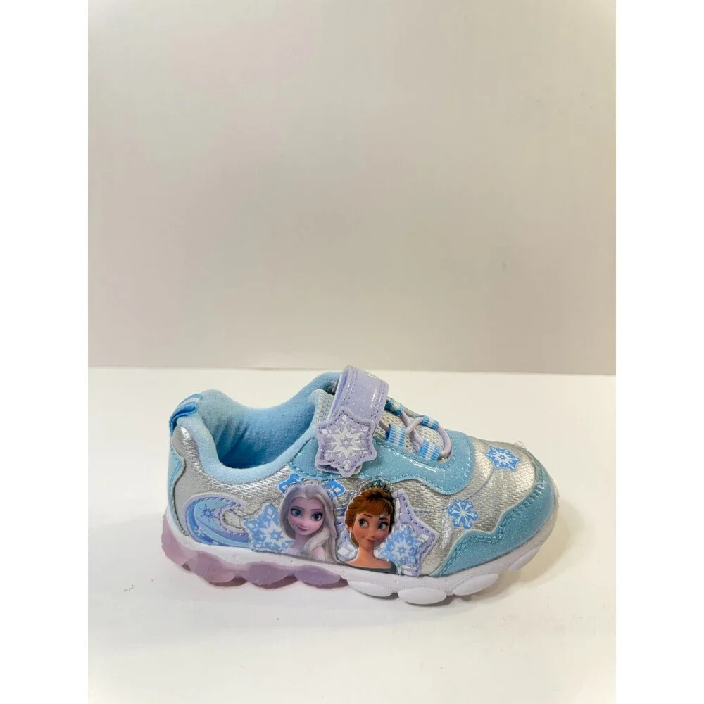 Disney Frozen 2 Sneakers Blue Light Up US 10 Toddlers
